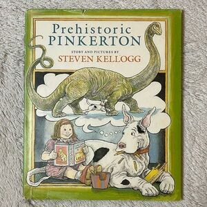 1987 First Edition Prehistoric PINKERTON story & pics by Steven Kellogg Vintage